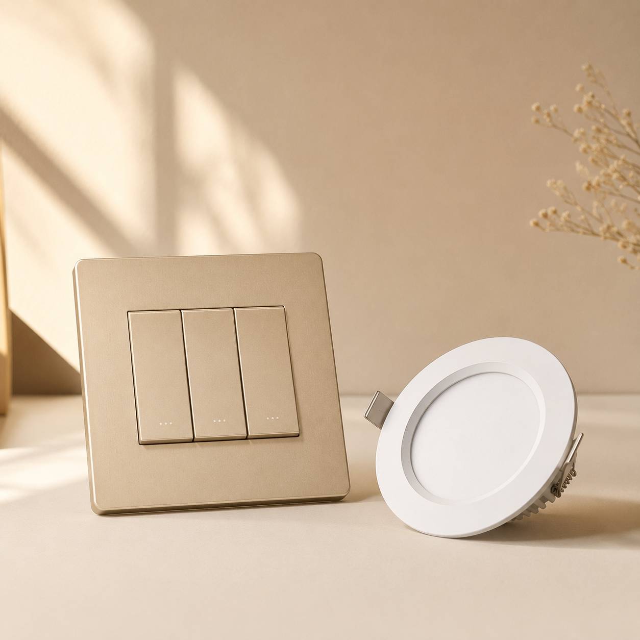 Installing a modern switch plate