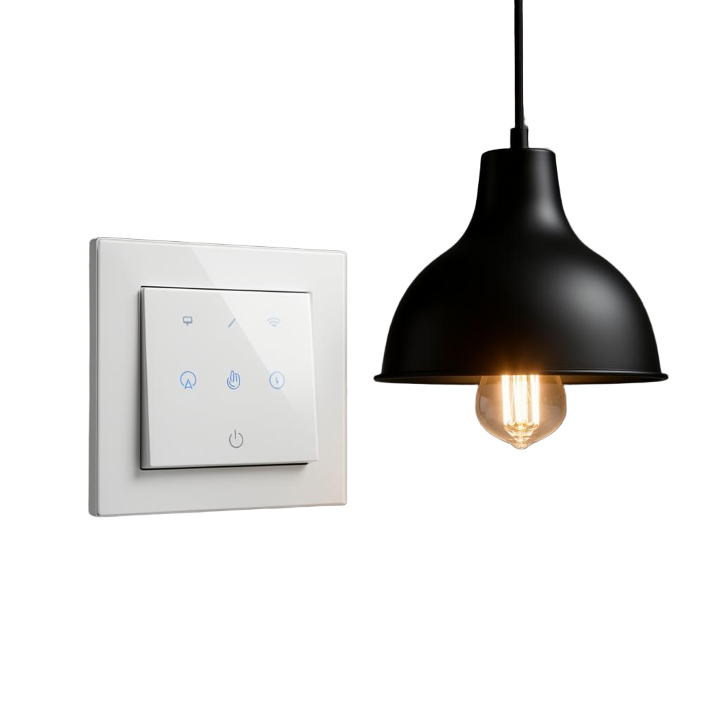 Smart switch panel and pendant lamp